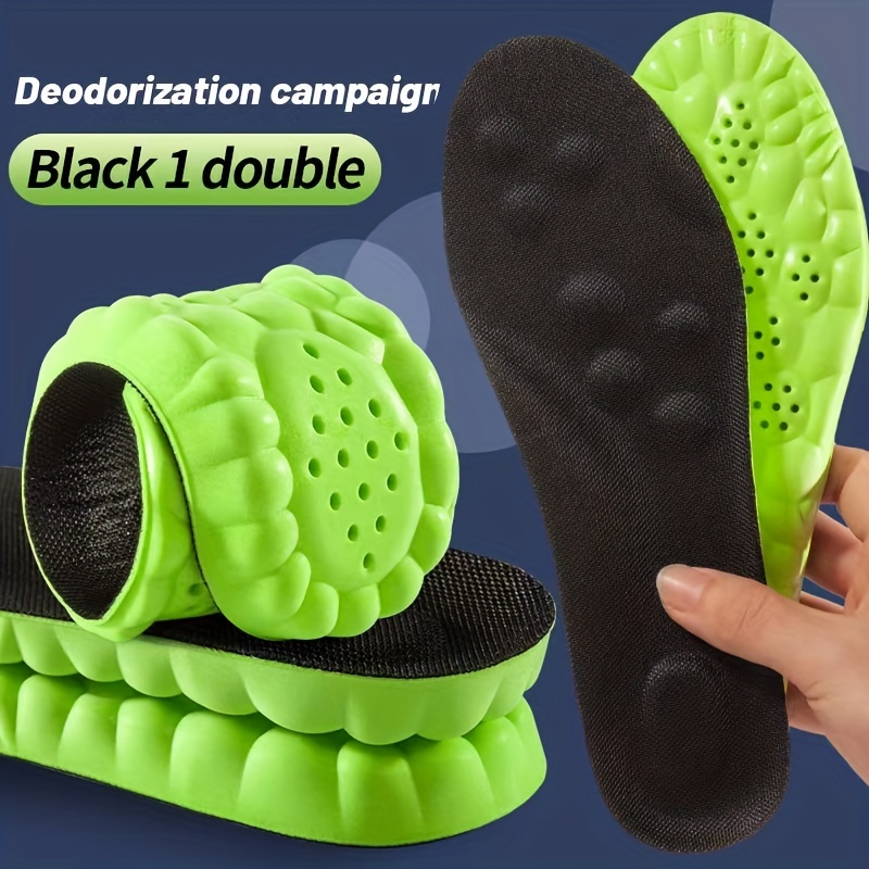Insole Arch Support - 1 ペア 4D スーパーソフトスポーツシューズインソール足バスケット靴底アーチサポート