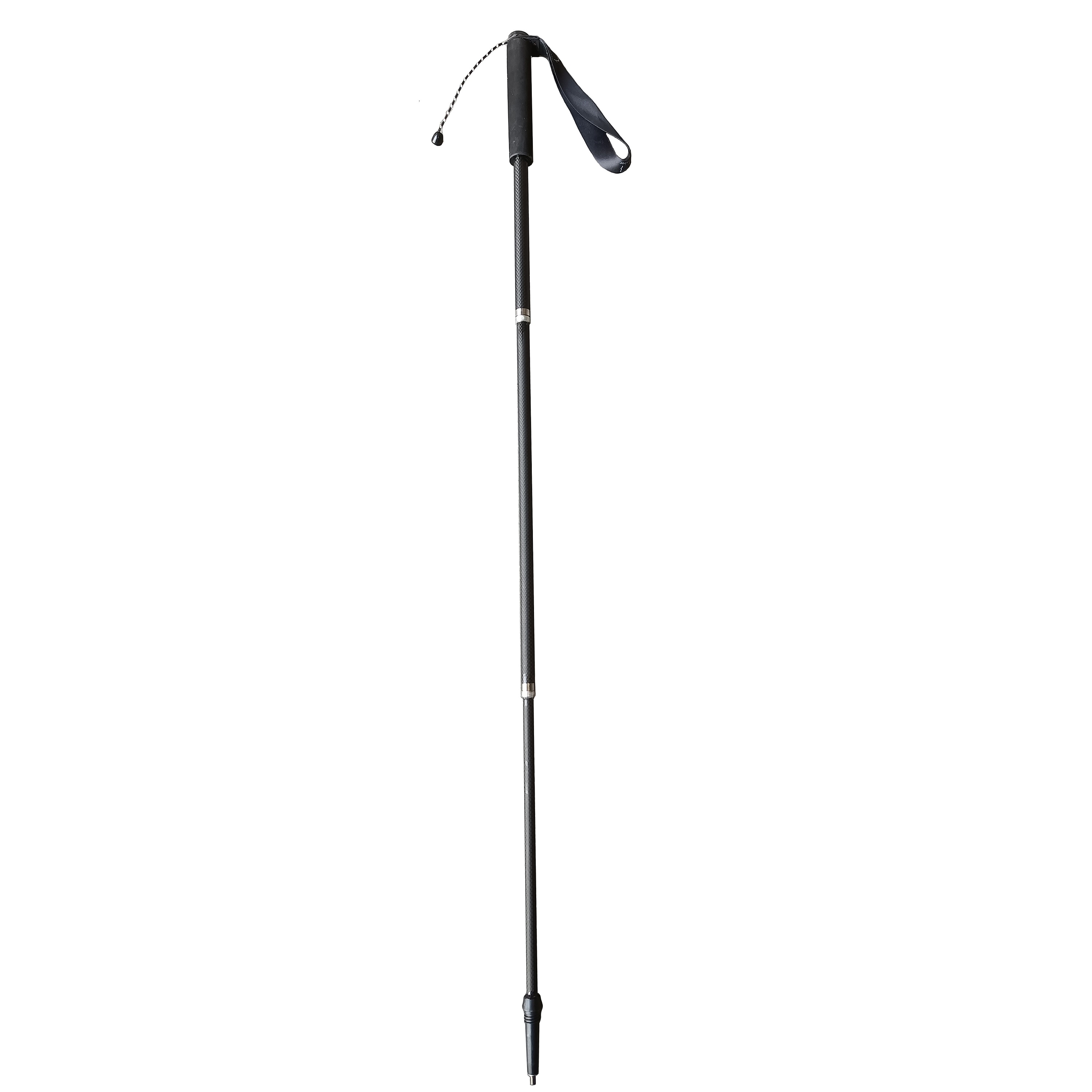 Trekking Pole Carbon - Unltralight炭素繊維チタントレッキングポール、プルストリングロープ、ロックポール、ウォーキングハイキングスティック、トレイルランニングポール120g
