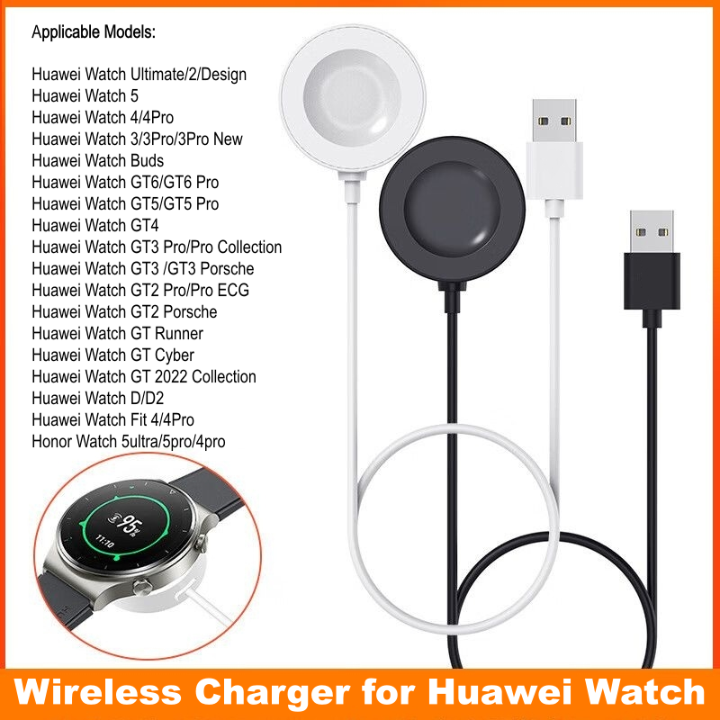 Runners Gear - USB-C USBワイヤレス充電器 Huawei Watch GT6、GT5、GT4、GT3、GT2 Pro/ECG、GT