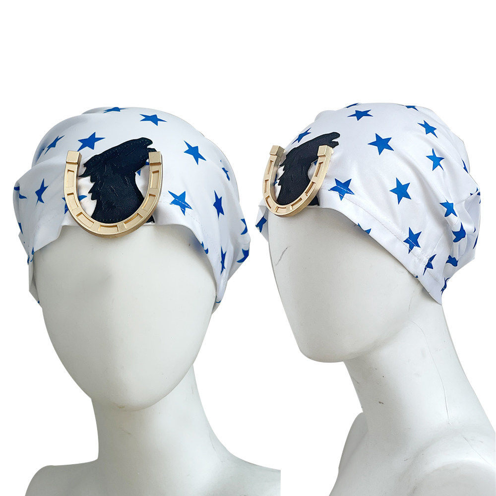 Head Gear Running - ジョナサン・ジョースターコスプレ帽子アニメジョジョスティールボールランロールプレイヘッドギア男性女性用