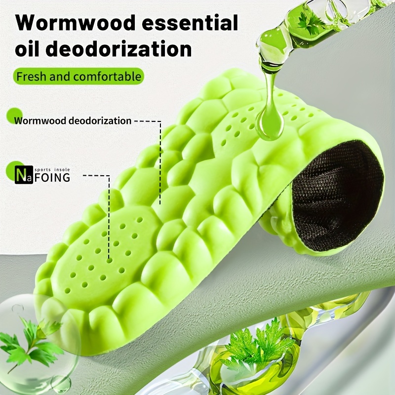 1 ペア 4D スーパーソフトスポーツシューズインソール足バ - Insole Arch Support のレビューと価格