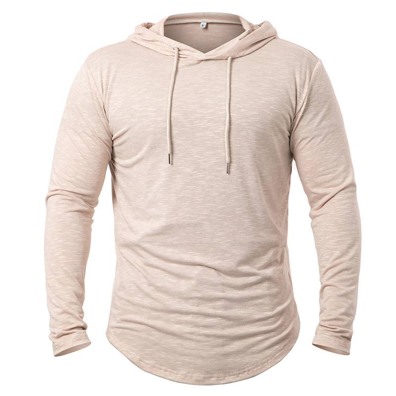 メンズ軽量長袖アスレチックパーカー、ワークアウトスポーツフー - Running Gear Long Sleeve のレビューと価格