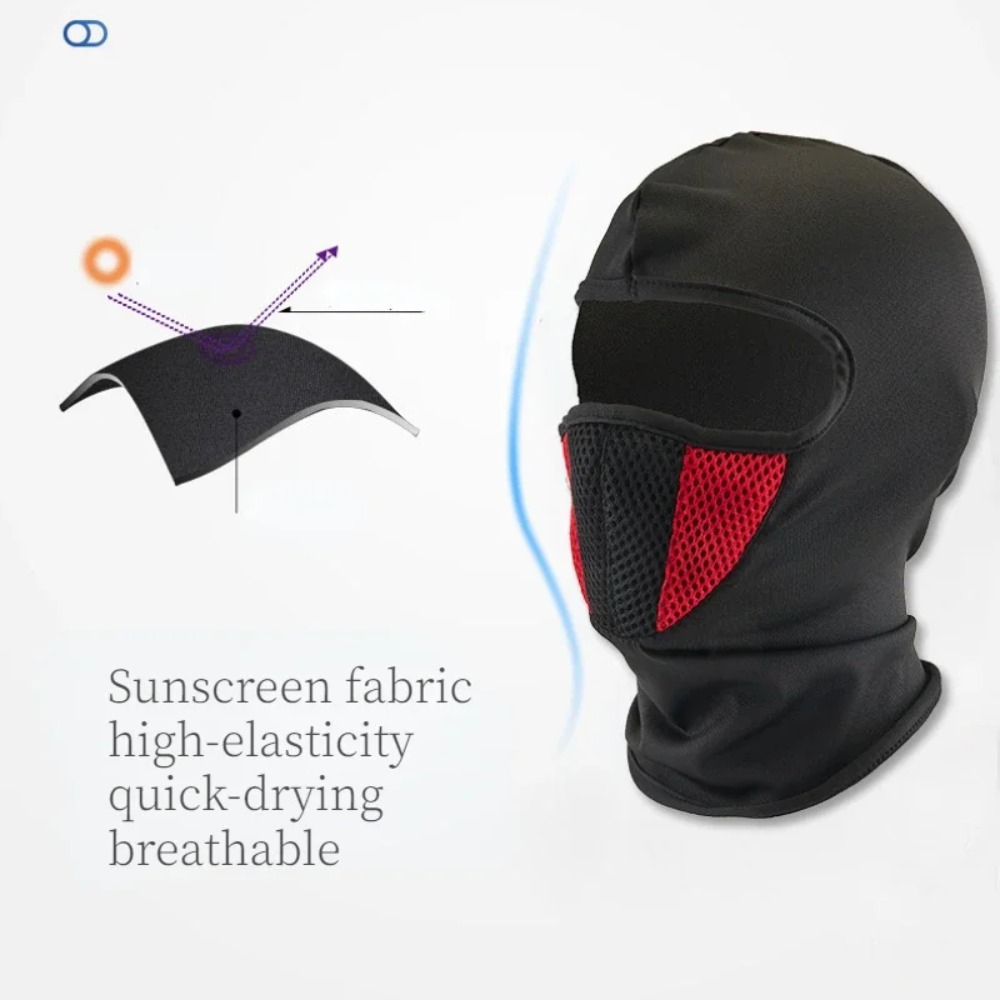 フルフェイスマスク サイクリング 防風 バラクラバ 通気性  - Head Gear Running のレビューと価格
