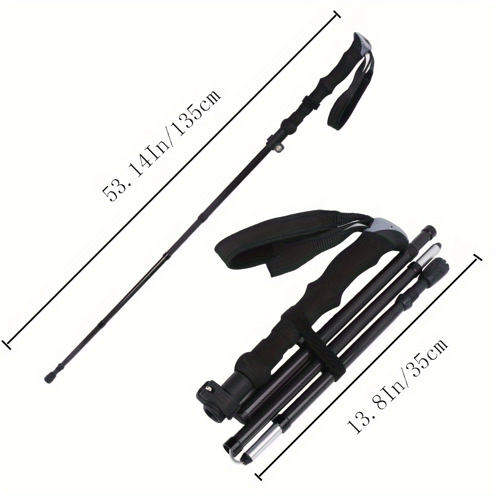 軽量100％カーボンファイバー製折りたたみ式ウォーキング＆ハ - Trekking Pole Carbon のレビューと価格