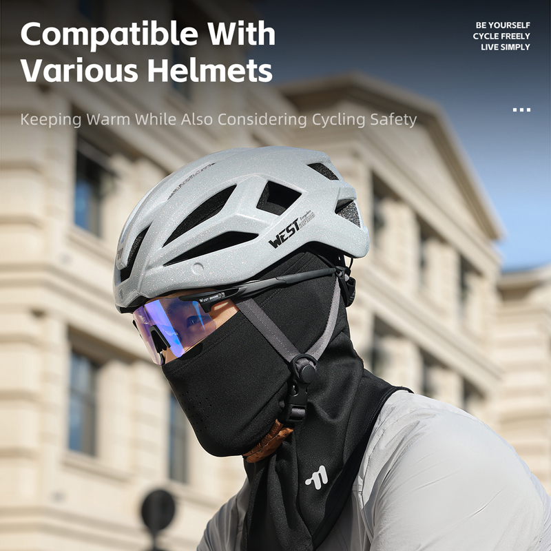 冬用暖かいバラクラバ、防風保温サイクリングヘッドギア、高弾性 - Head Gear Running のレビューと価格