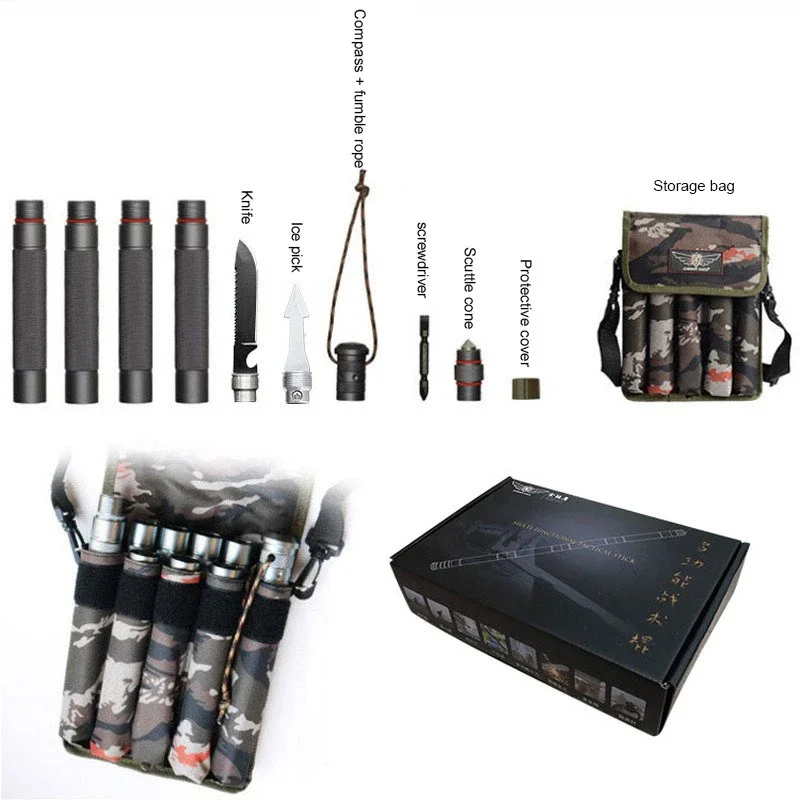 CEOI GWOK ハイキングスティック多機能調節可能なウォ - Trekking Pole Carbon のレビューと価格