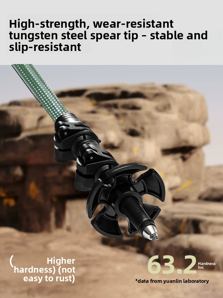 プロ仕様3Kカーボンファイバートレッキングポール 超軽量伸縮 - Trekking Pole Carbon のレビューと価格