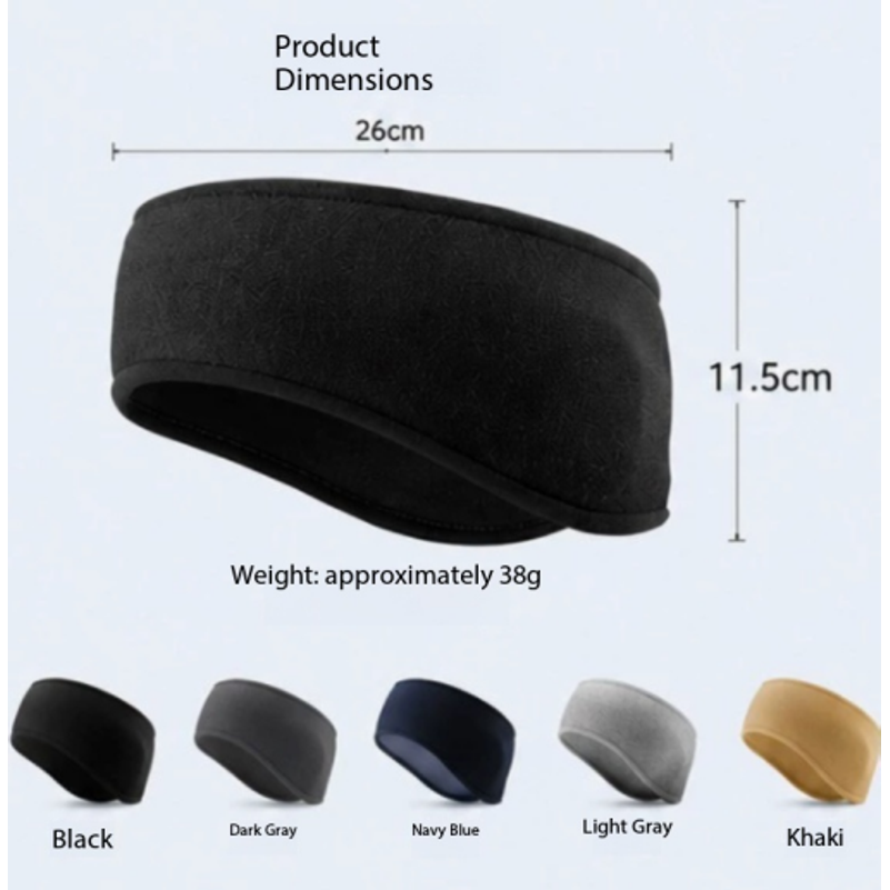冬の屋外サイクリングヘッドバンドメンズ暖かいフリース防風耳カ - Head Gear Running のレビューと価格