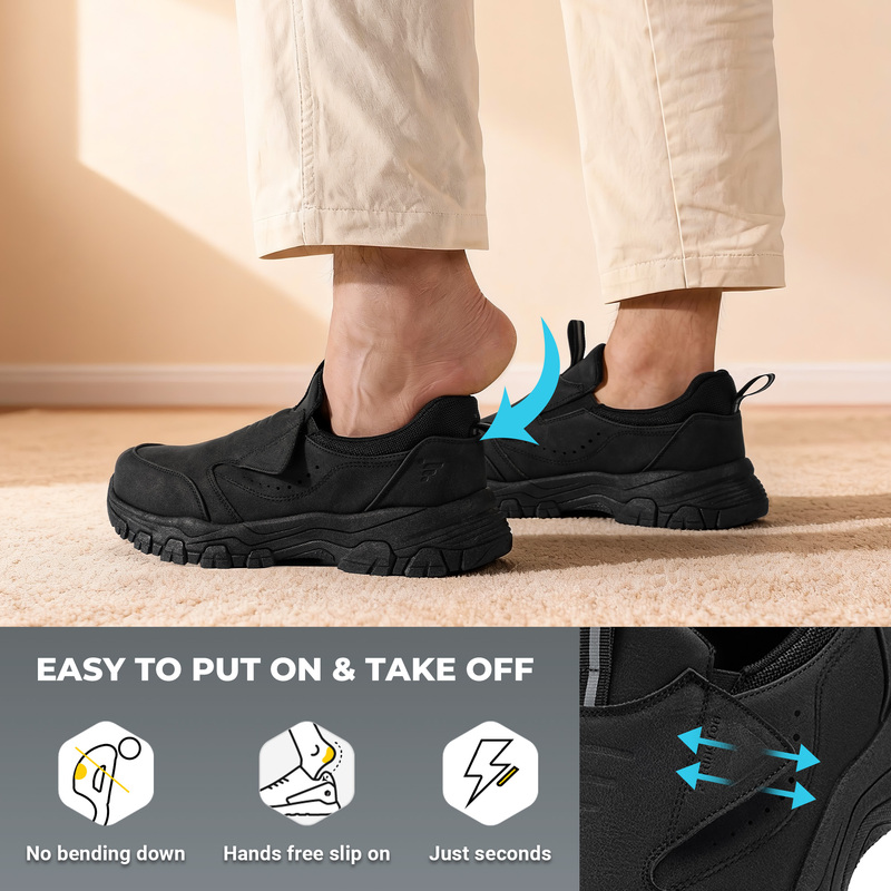 メンズスリッポンフラットローファー、ビジネスカジュアルオフィ - Insole Arch Support のレビューと価格