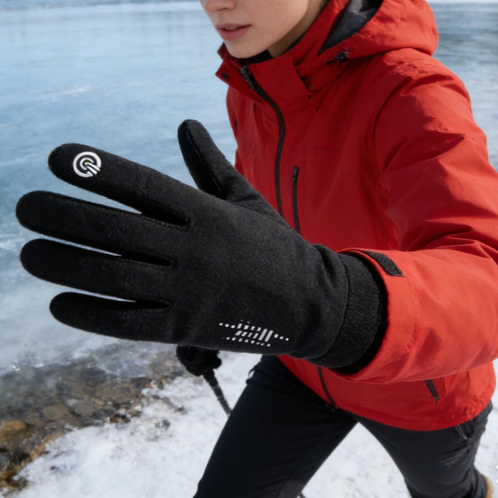 フルフィンガー防寒グローブ 冬用サイクリンググローブ タッチ - Running Gear For Cold Weather のレビューと価格