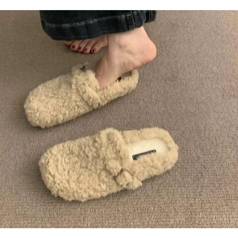 女性用ファー付きボストンサンダル 冬用ファッション コルクイ - Insole Arch Support のレビューと価格